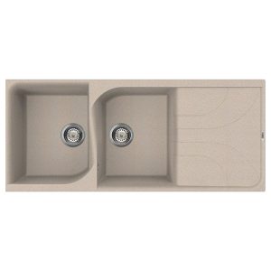 LAVAPJATË 2V+1 ELLECI LIVIN AVENA BLACK WHITE TITANIO